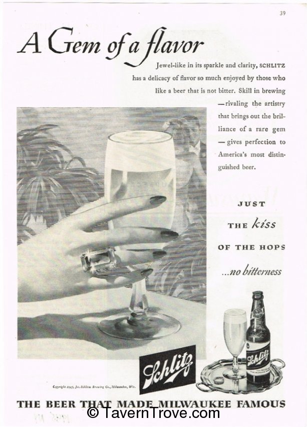 Schlitz Beer