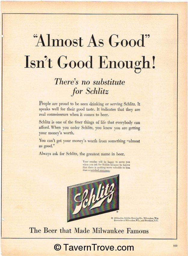 Schlitz Beer