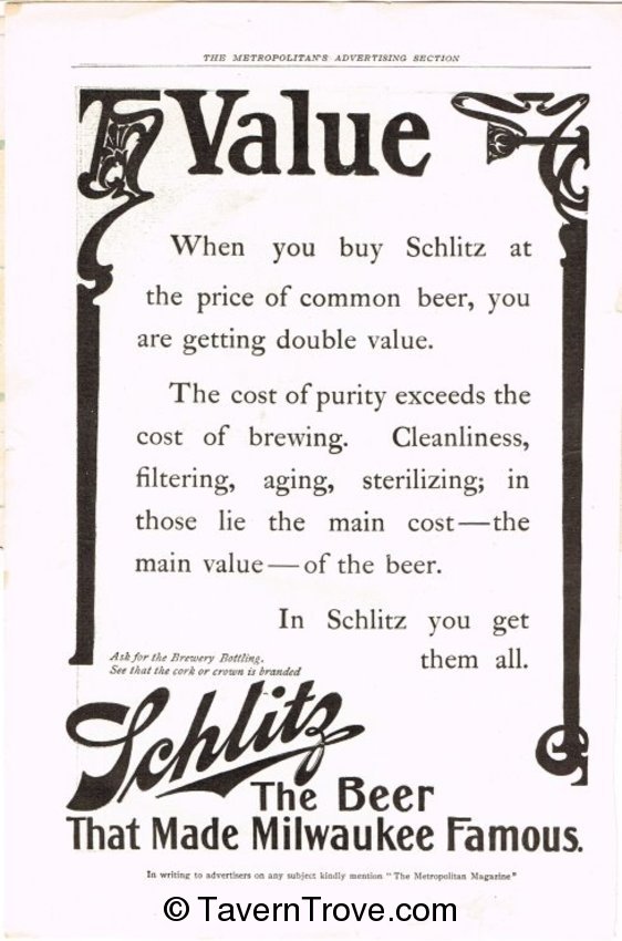 Schlitz Beer