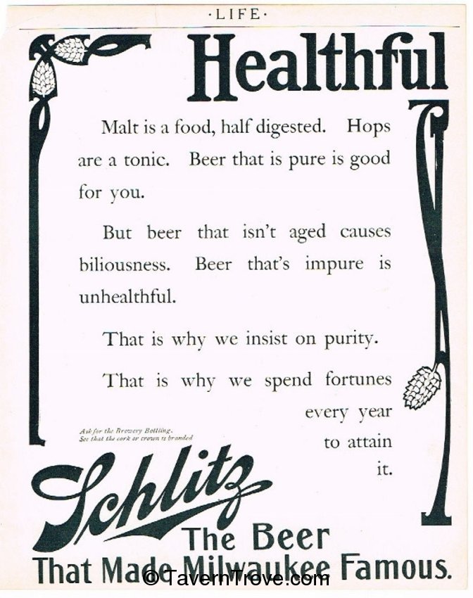 Schlitz beer