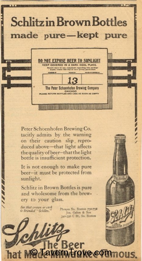 Schlitz Beer