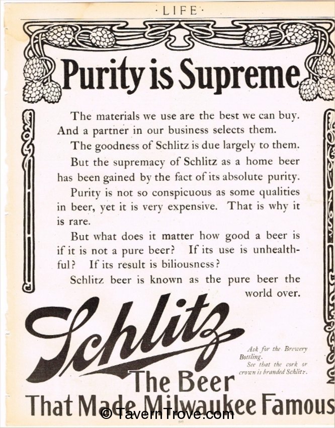 Schlitz Beer