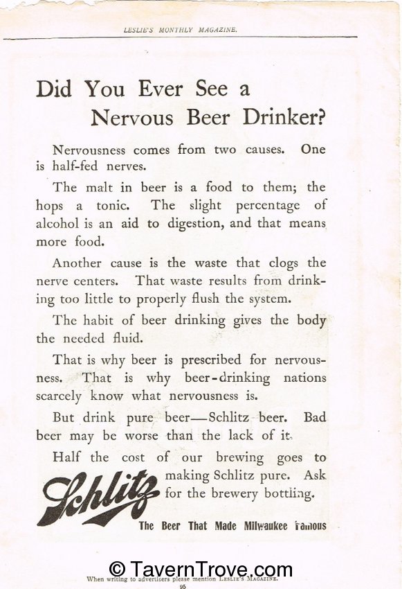 Schlitz Beer