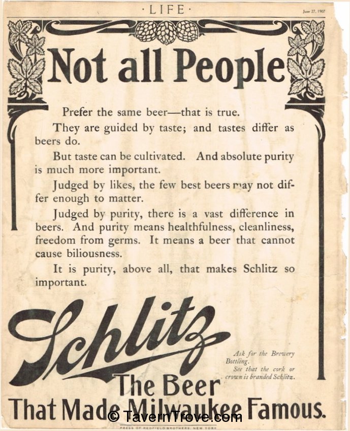 Schlitz Beer