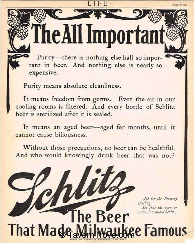 Schlitz Beer