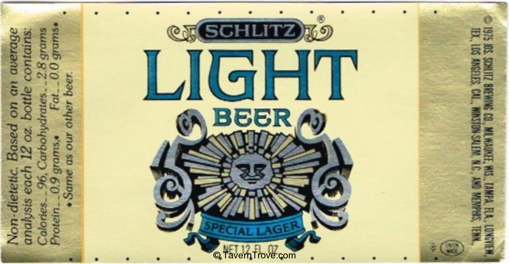 Schlitz Light Beer