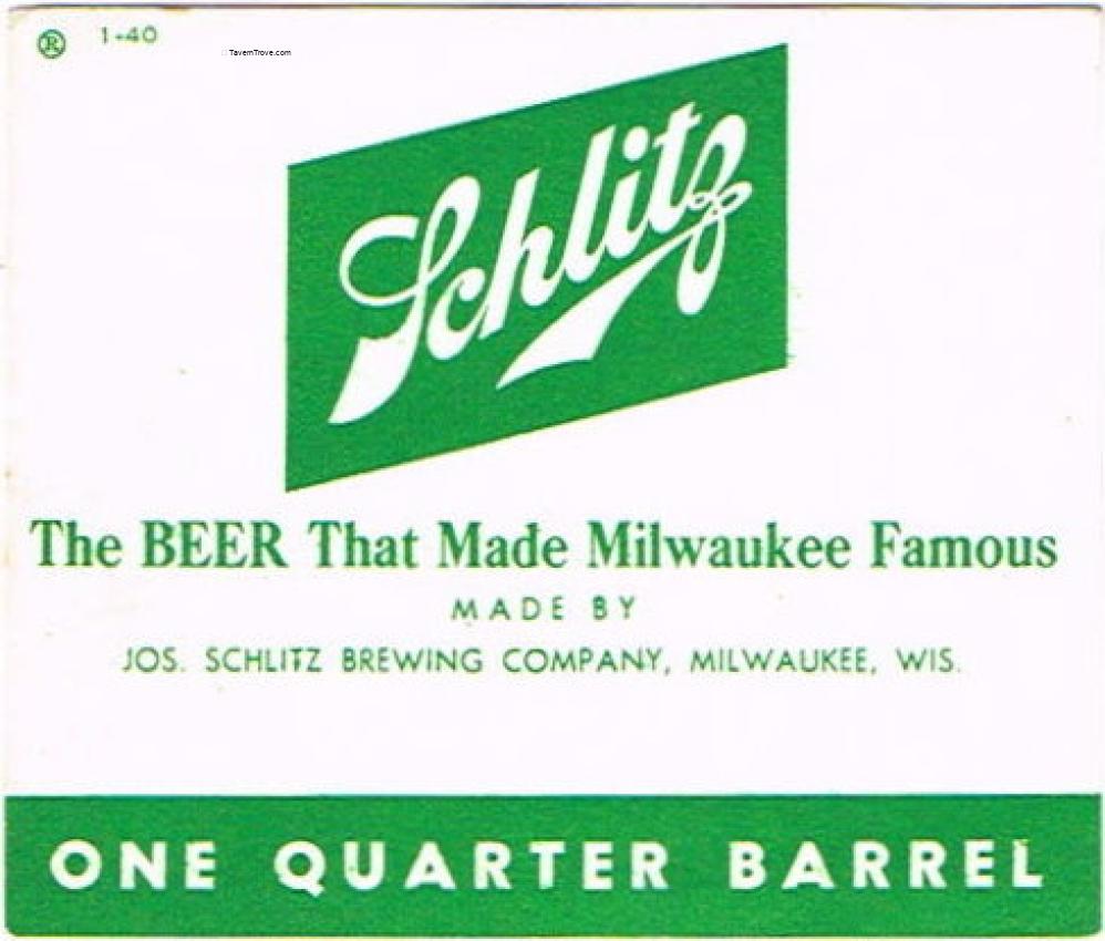 Schlitz Beer