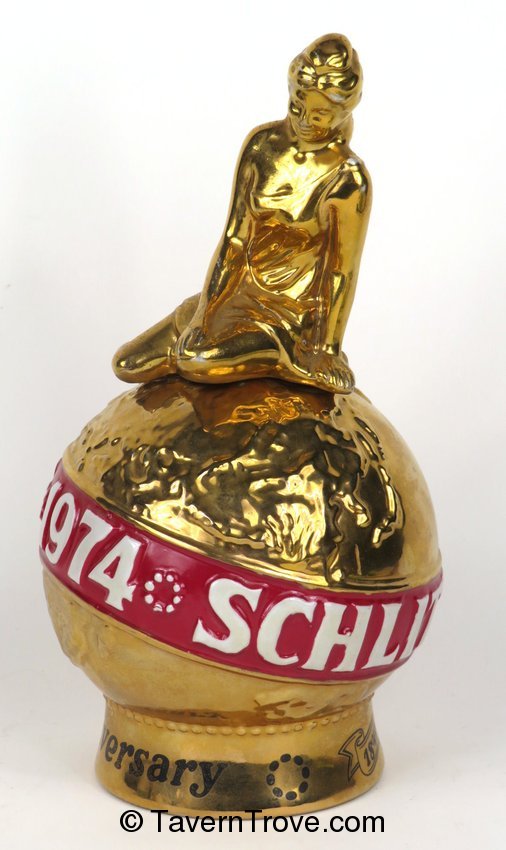 Schlitz Beer 125th Anniversary Decanter