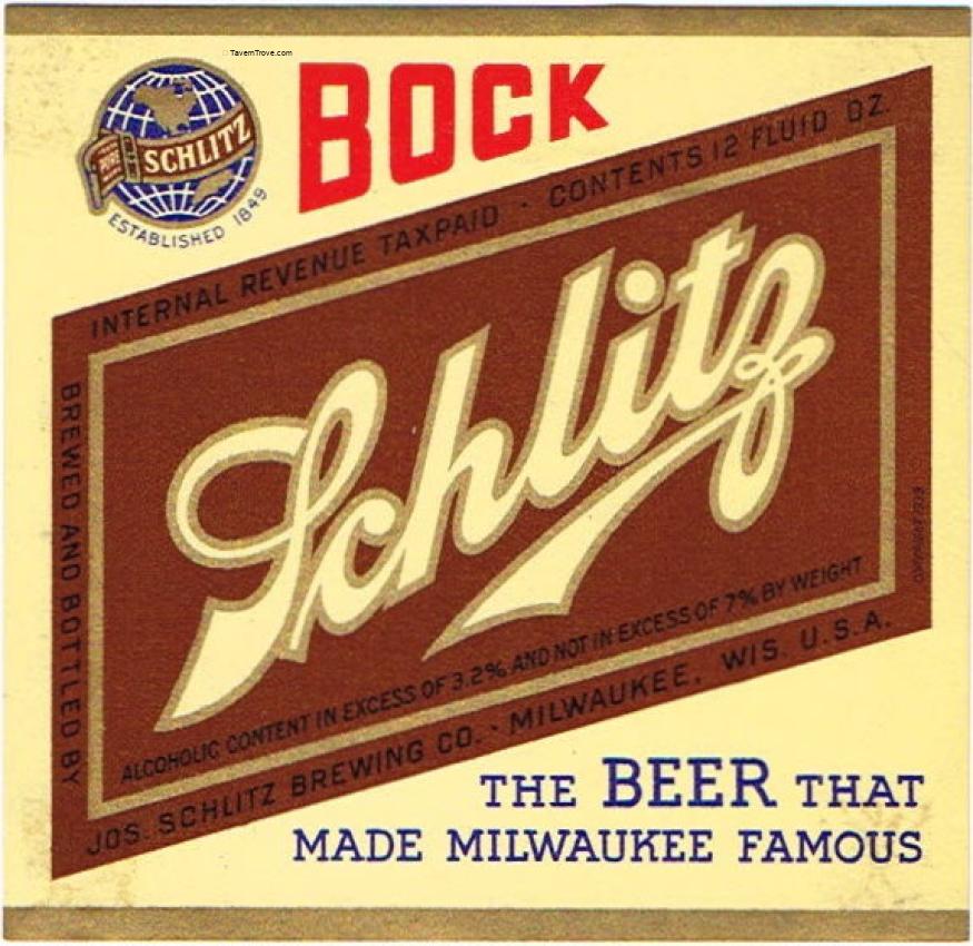 Schlitz Bock Beer