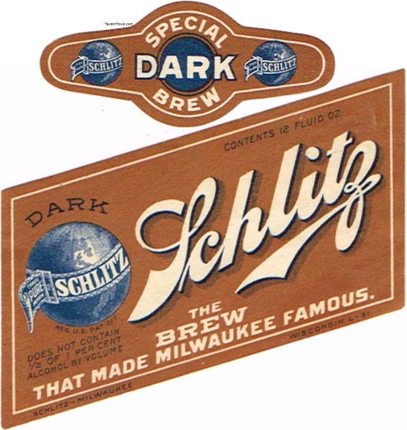 Schlitz Dark Beverage