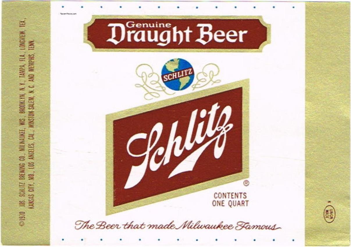 Schlitz Draught Beer