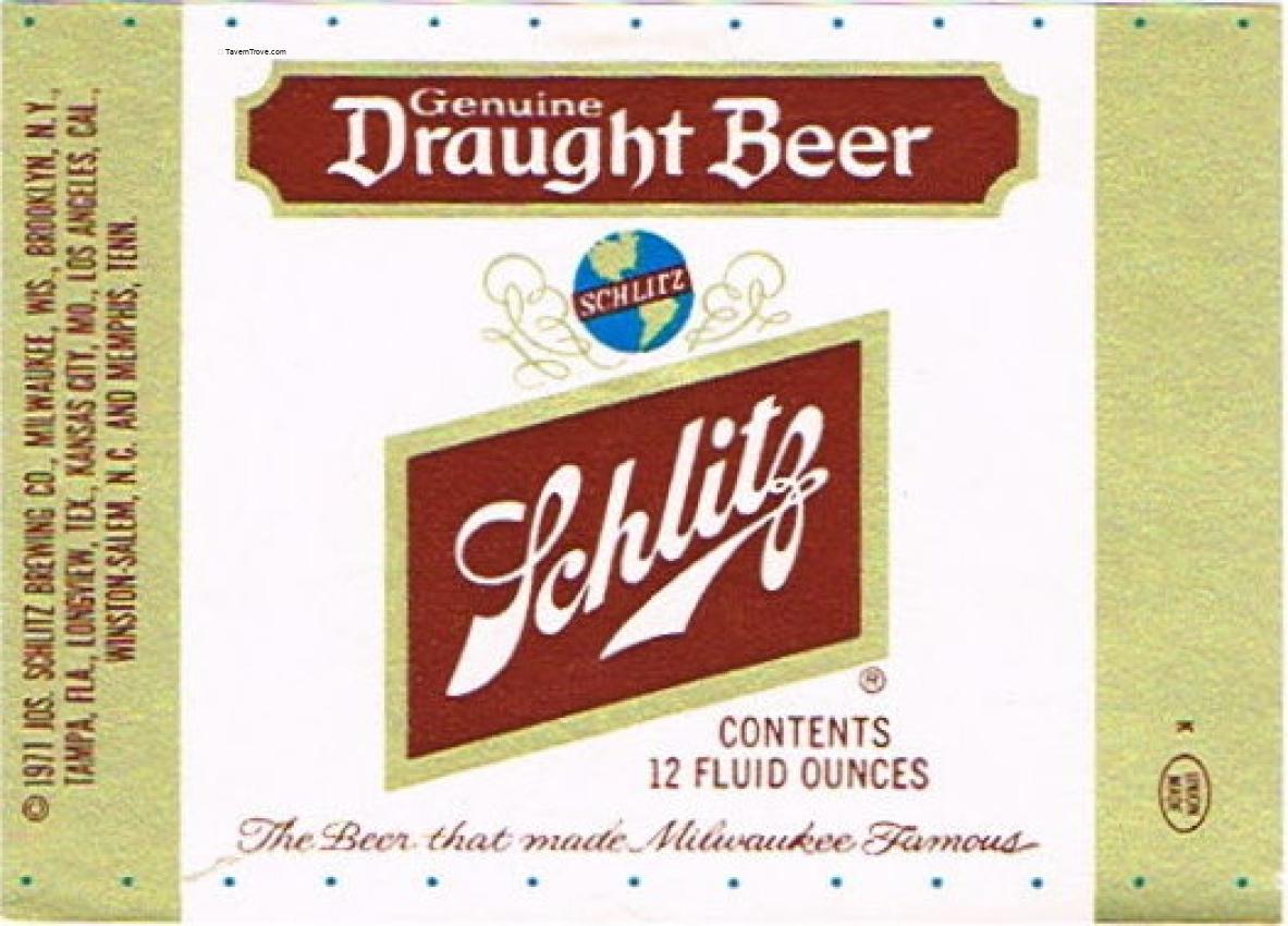 Schlitz Draught Beer