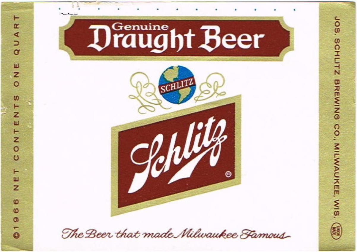 Schlitz Draught Beer