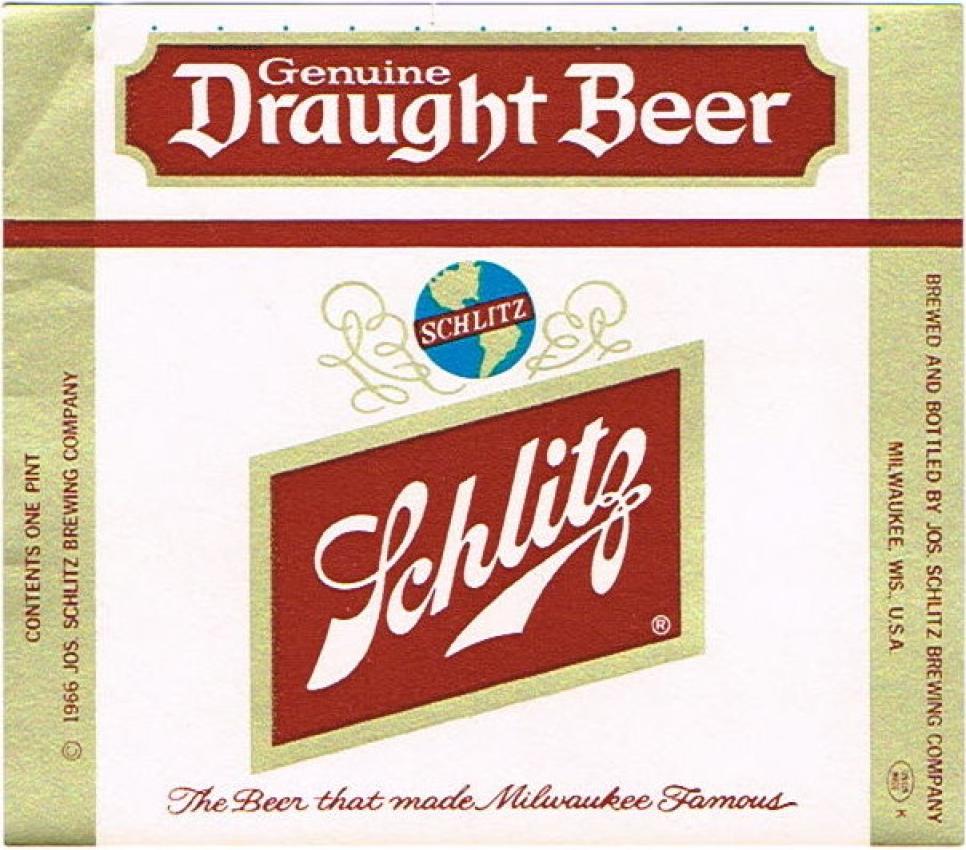 Schlitz Draught Beer