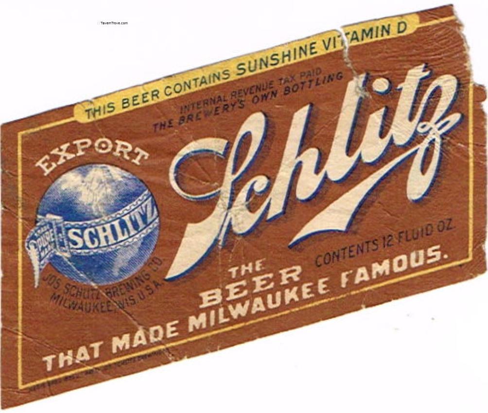 Schlitz Export Beer