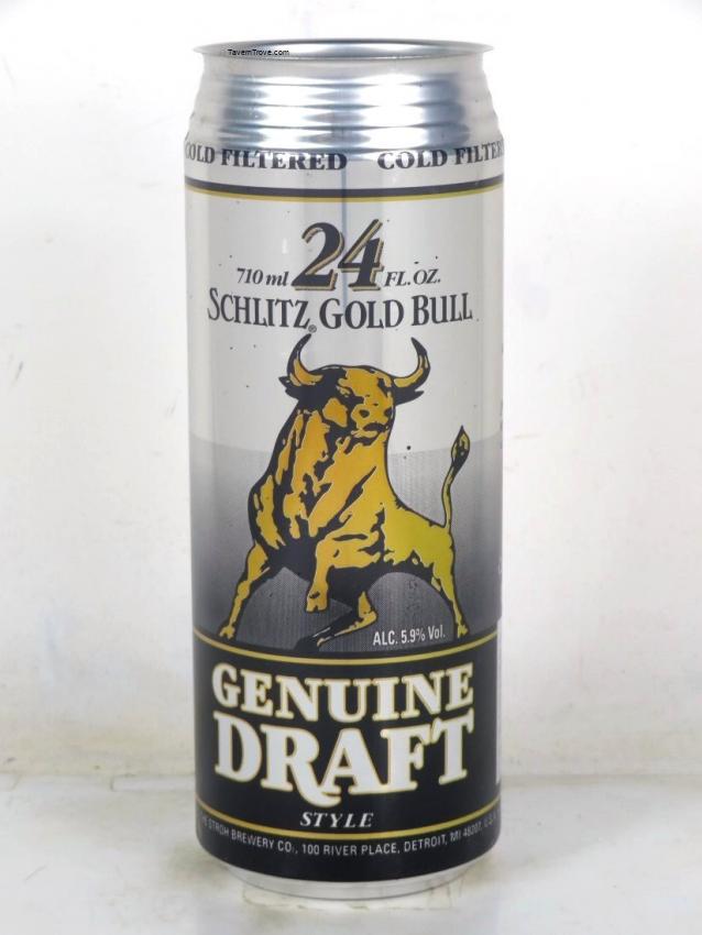 Schlitz Gold Bull Malt Liquor