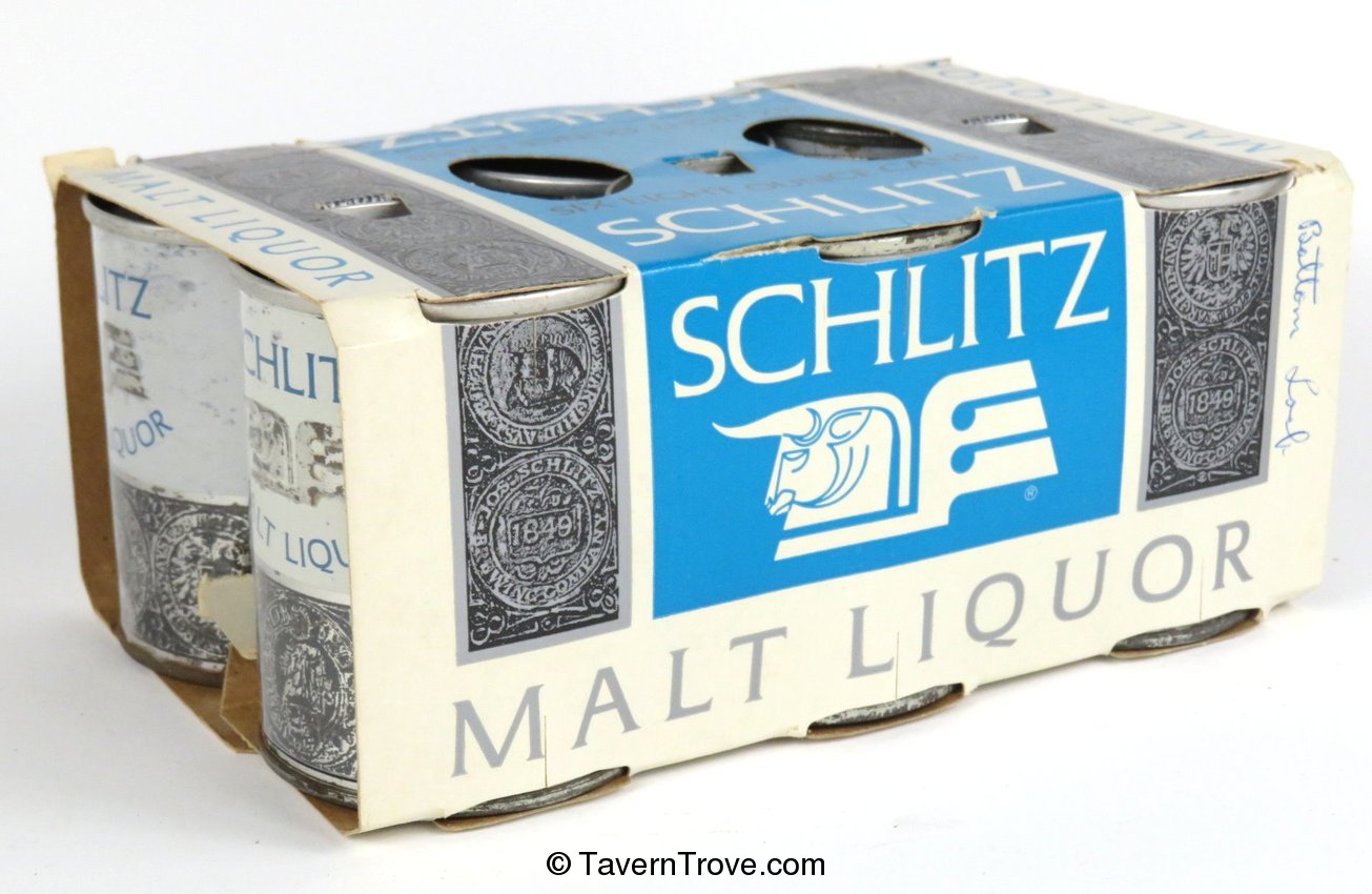 Schlitz Malt Liquor Six Pack