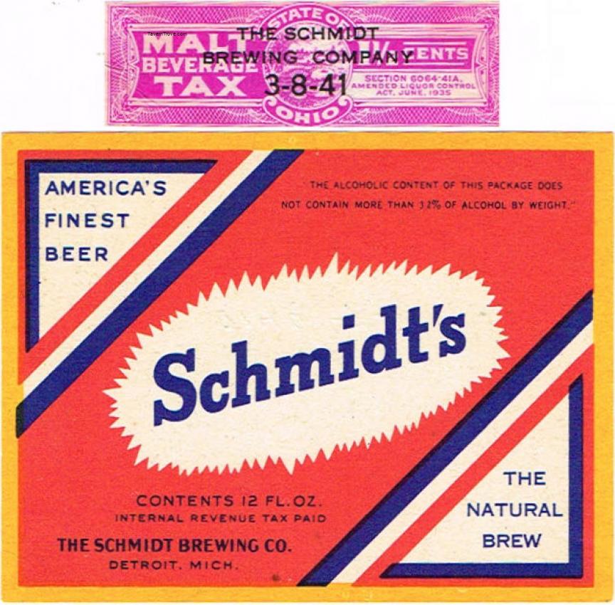 Schmidt's Beer 118mm