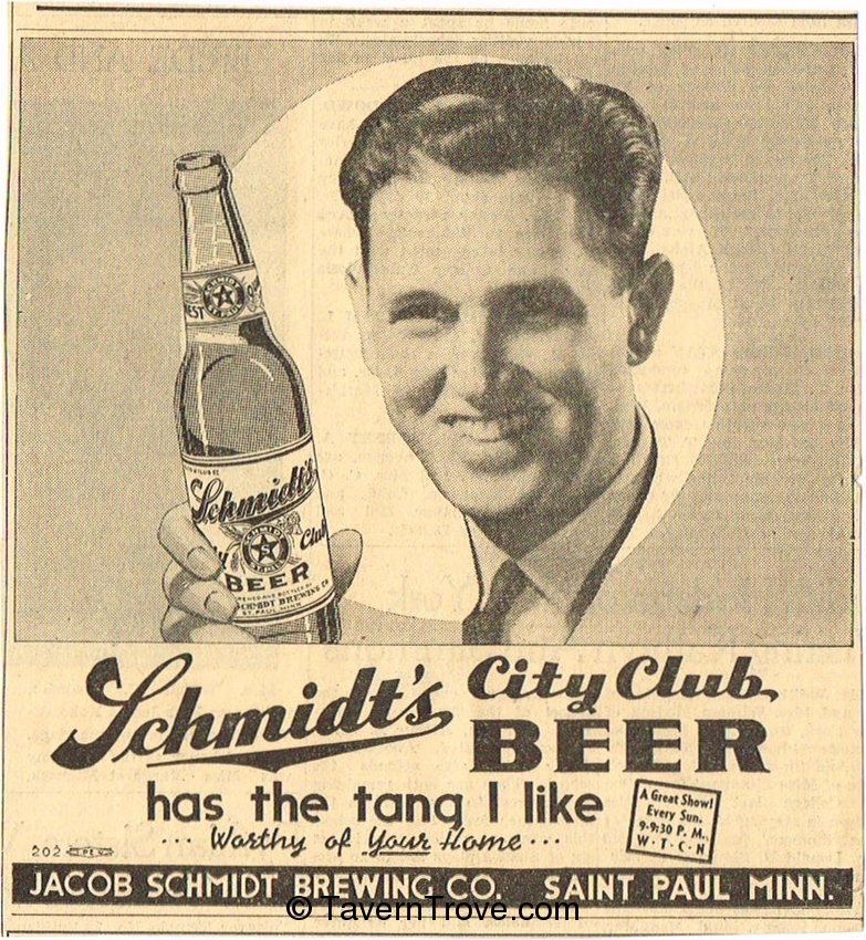 Schmidt's City Club Beer