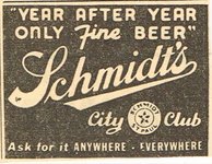 Schmidt's City Club Beer