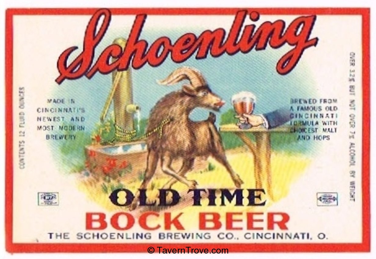 Schoenling Old Time Bock Beer