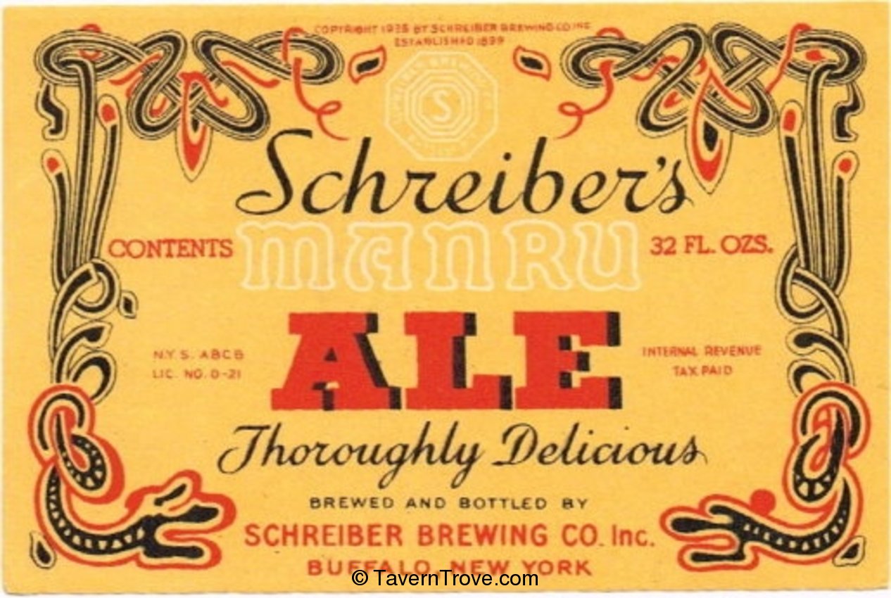 Schreiber's Manru Ale 