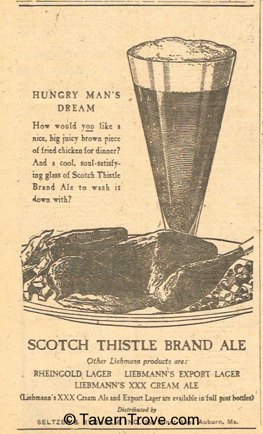 Scotch Thistle Brand Ale