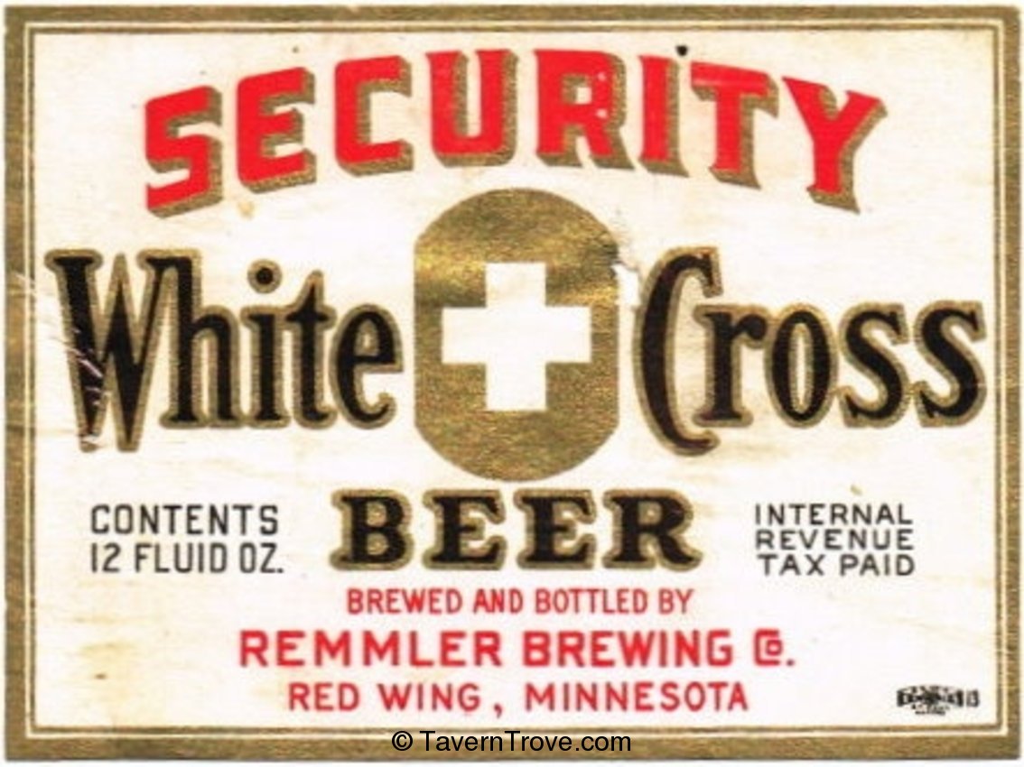 Security White Cross Beer