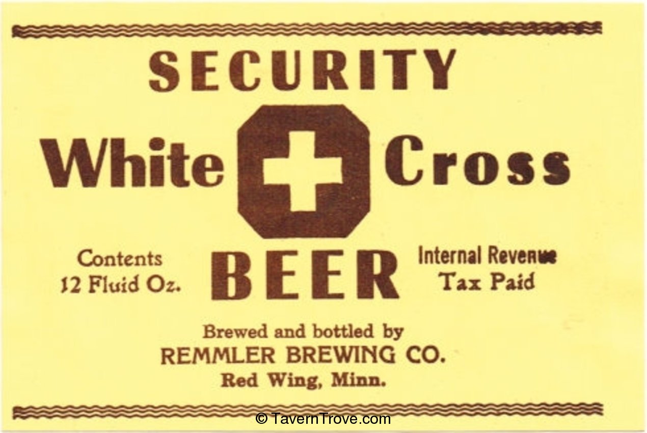 Security White Cross Beer