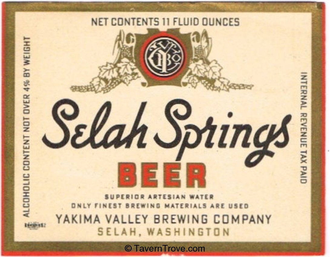 Selah Springs Beer