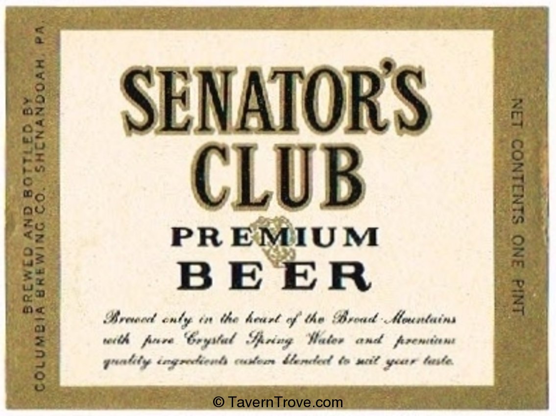 Senator's Club Beer