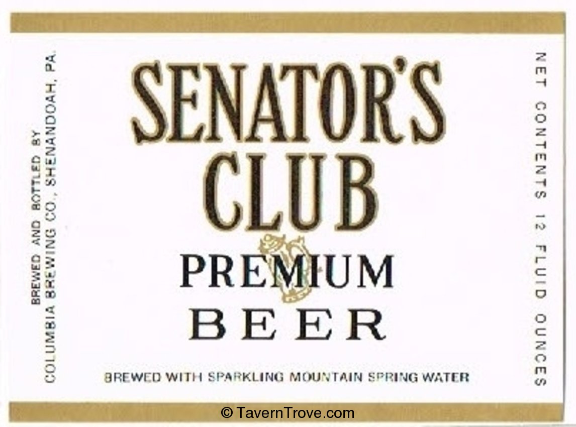 Senator's Club Beer