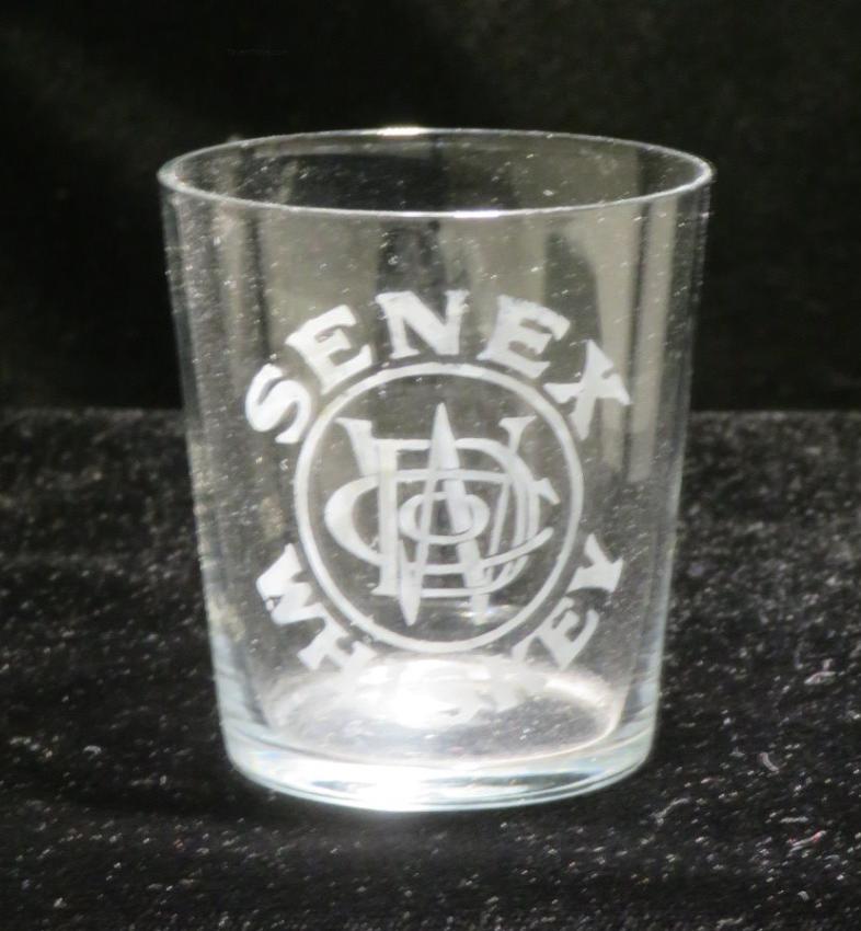 Senex Whiskey Etched Shot Glass