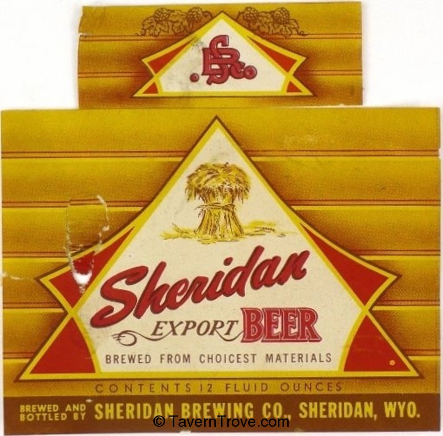 Sheridan Export Beer