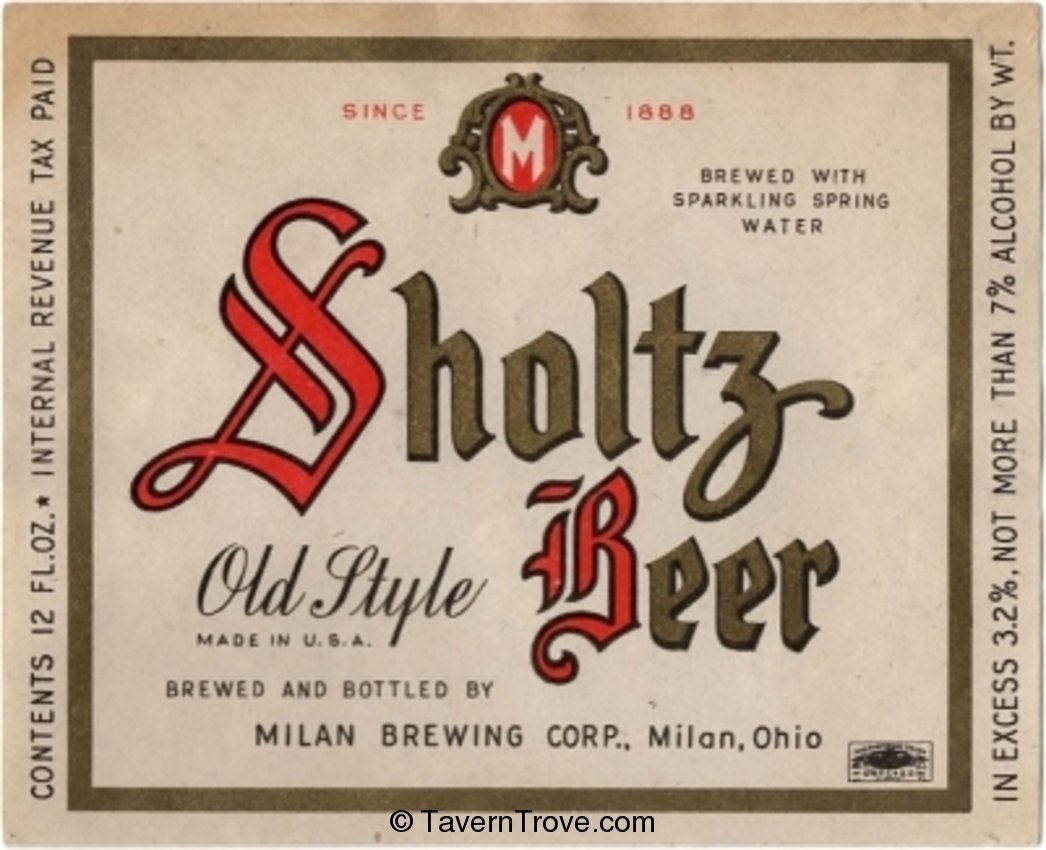 Sholtz Old Style Beer