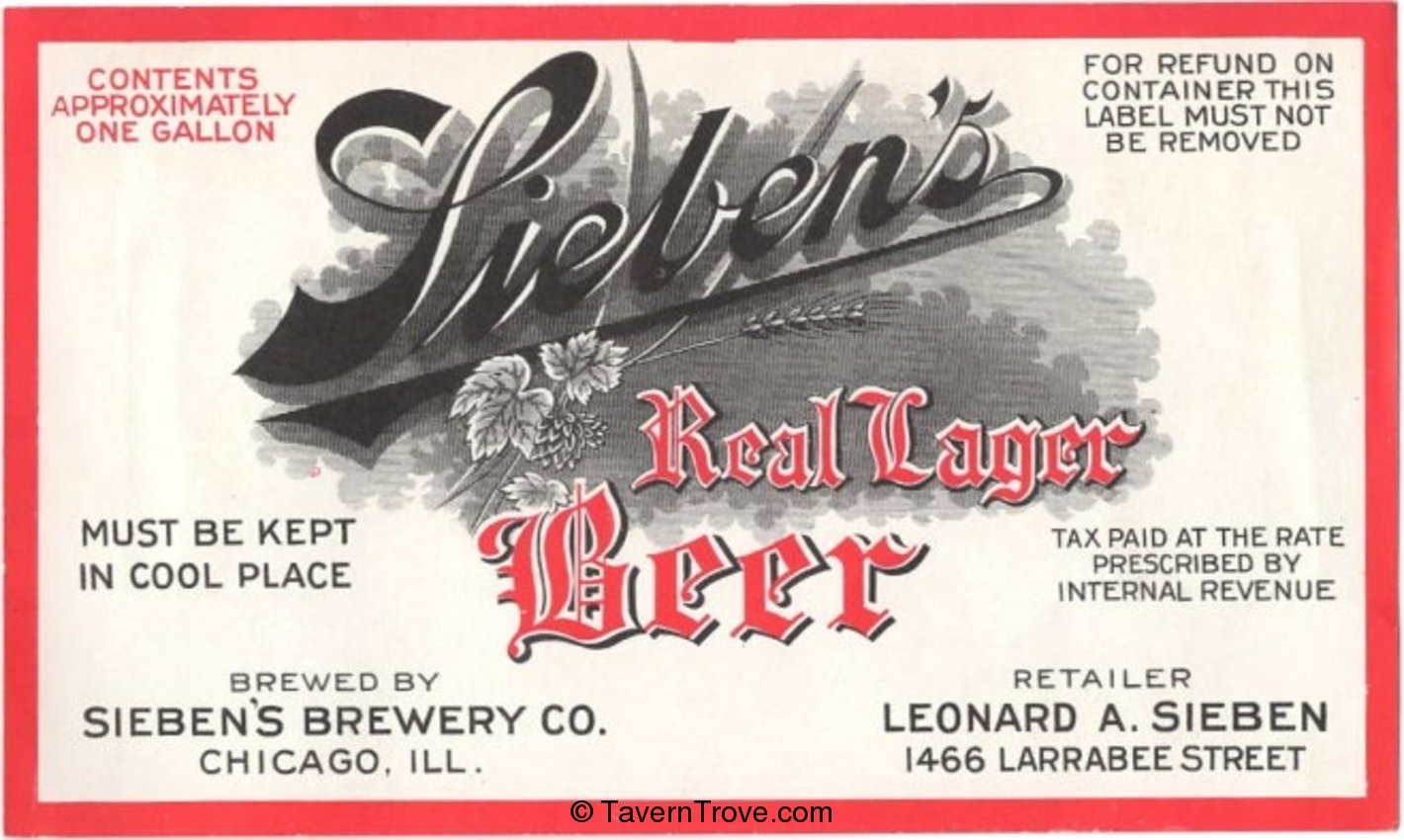 Sieben's Real Lager Beer