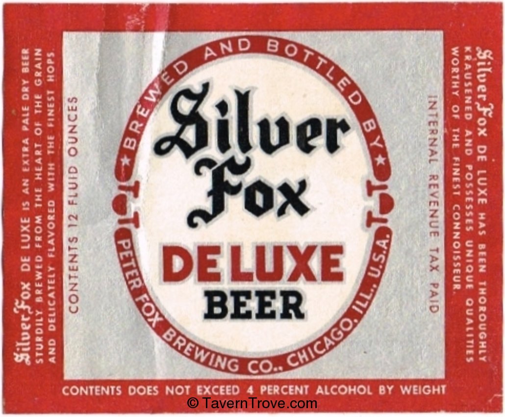 Silver Fox De Luxe Beer