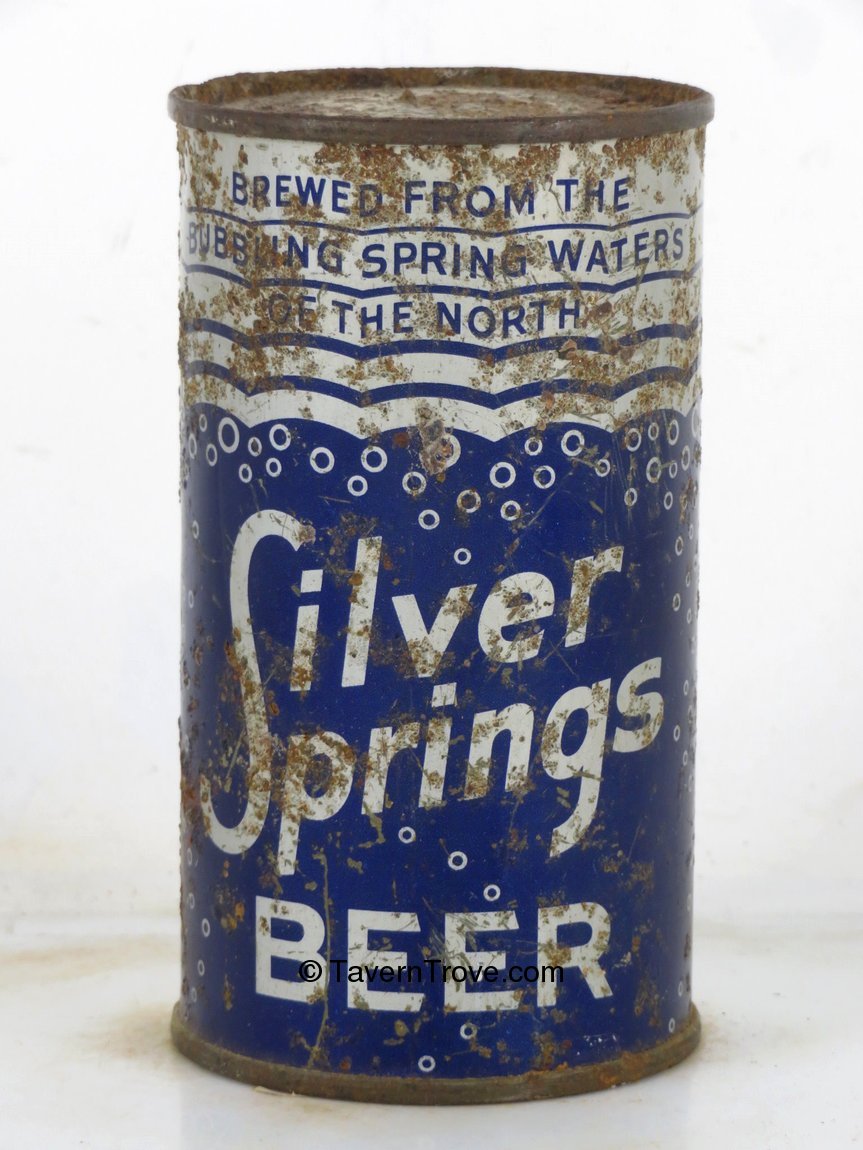 Item #29482 1947 Silver Springs Beer Flat Top Can OI-763