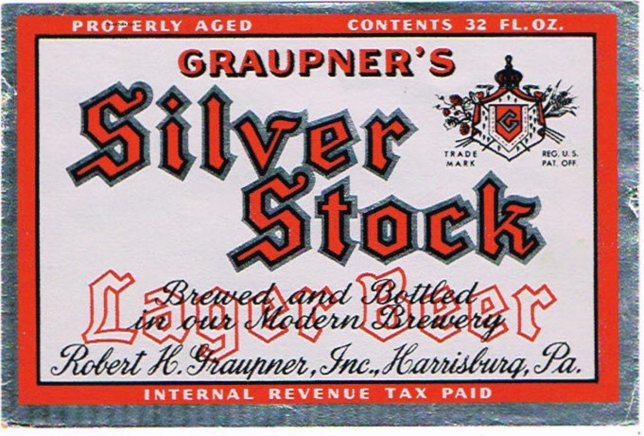 Silver Stock Lager Beer