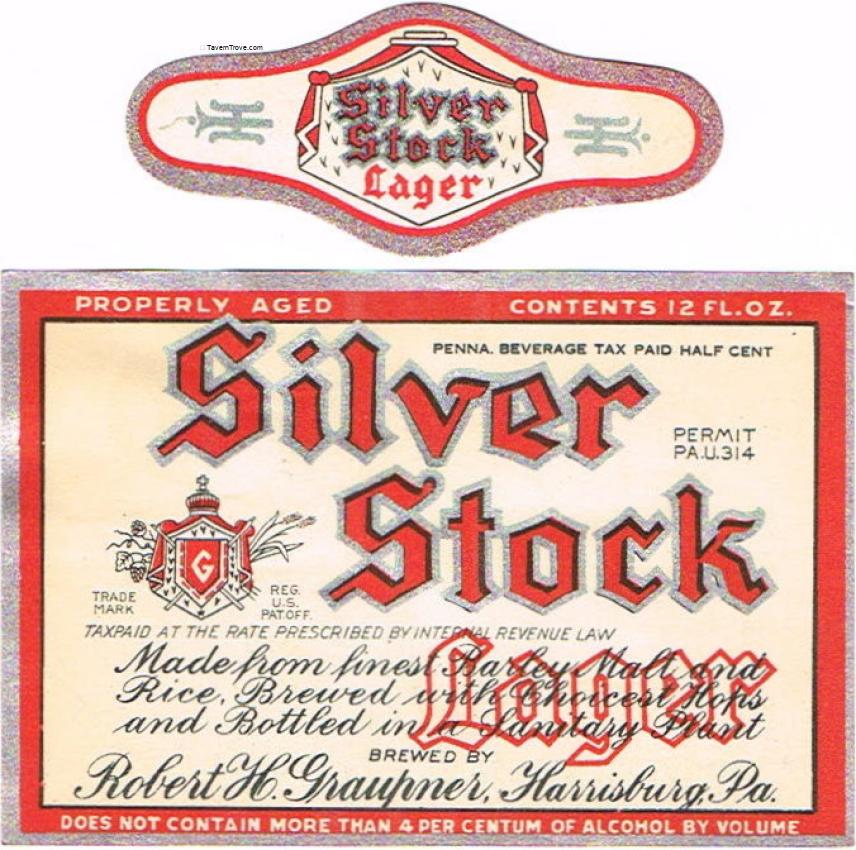 Silver Stock Lager Beer