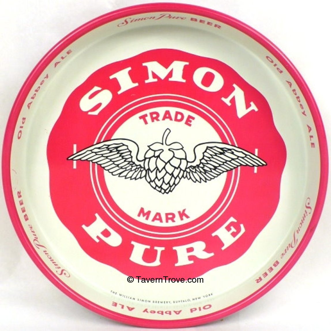 Item #74116 1958 Simon Pure Beer/Old Abbey Ale Serving Tray