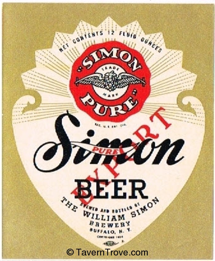 Simon Pure Export Beer 