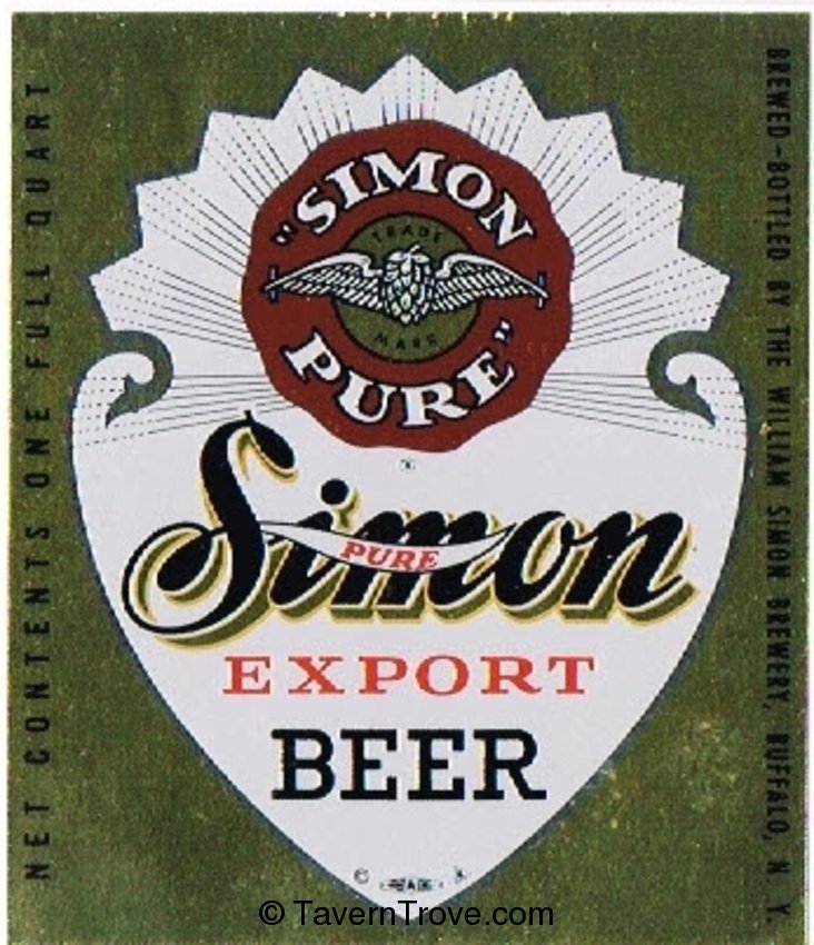 Simon Pure Export Beer 