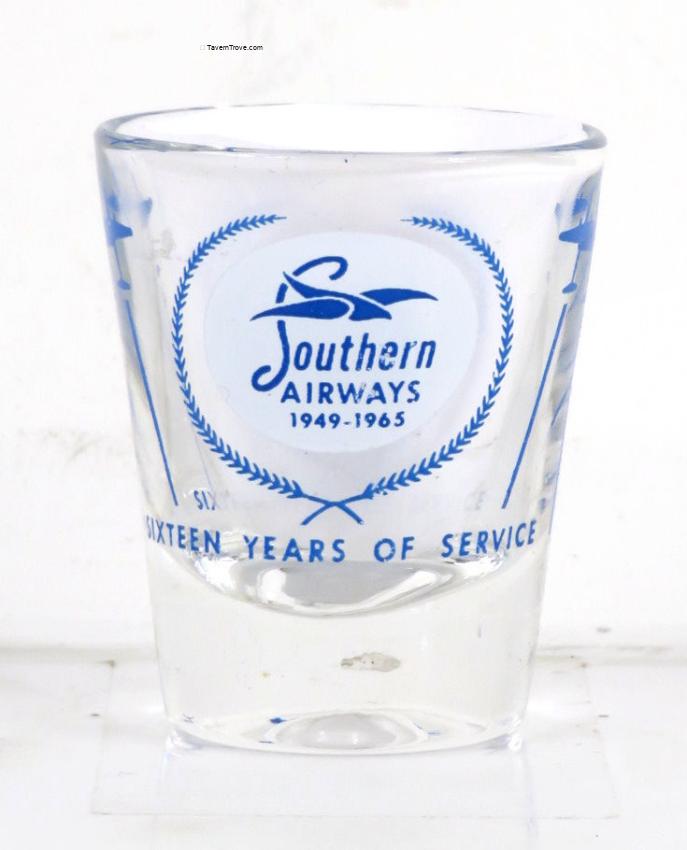 Southern Airways 16th Year Shotglass