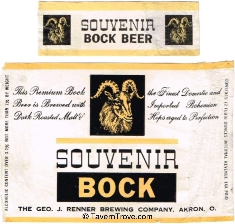 Souvenir Bock Beer 