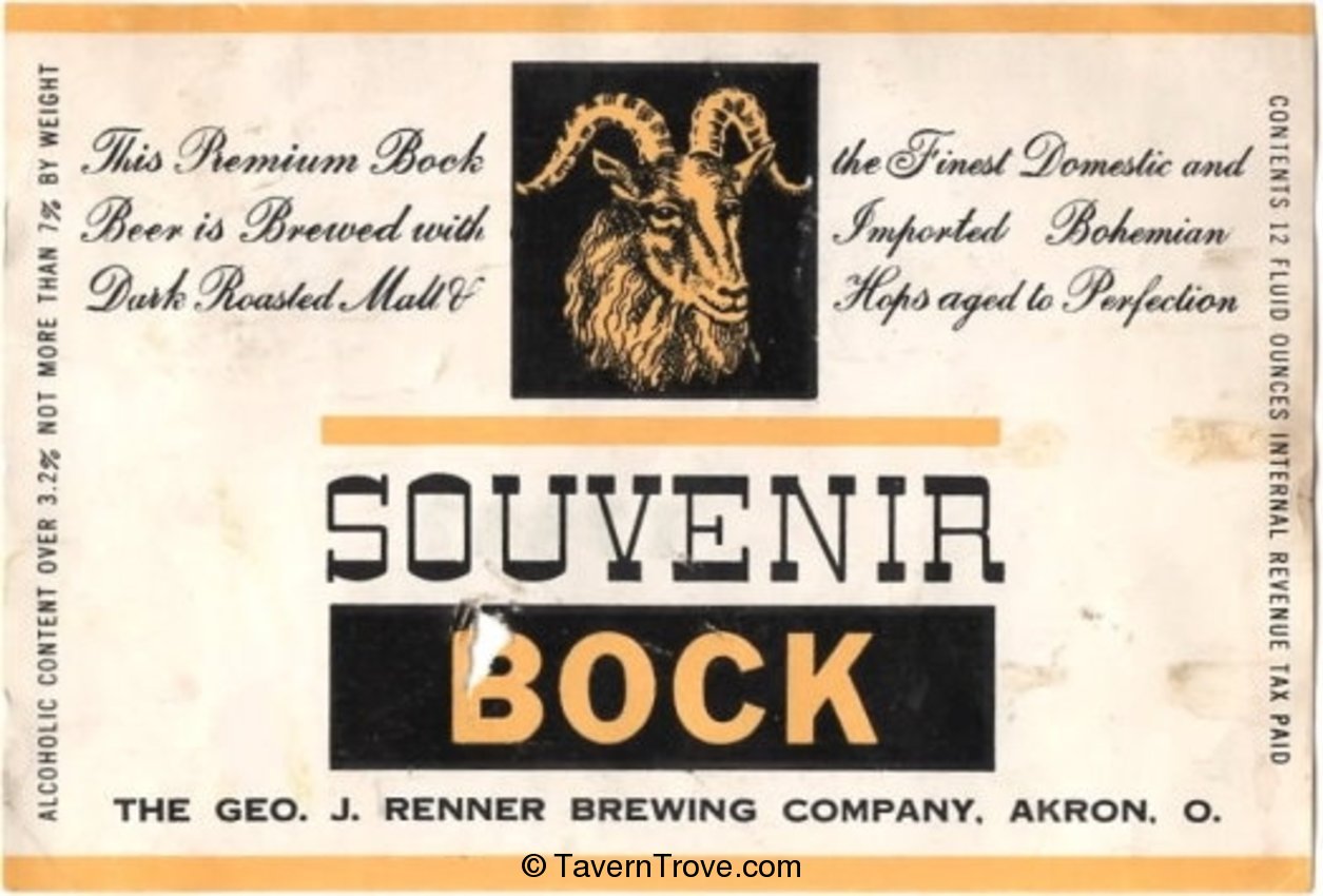 Souvenir Bock Beer