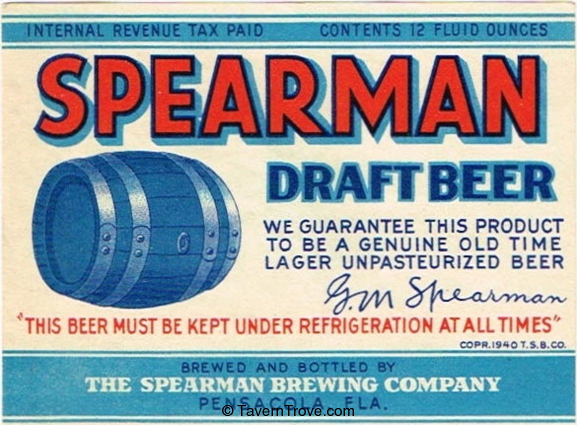 Spearman Draft Beer 