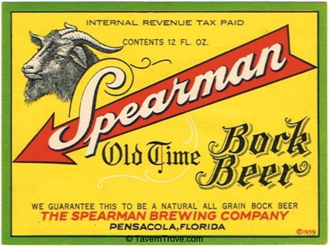 Spearman Old Time Bock Beer