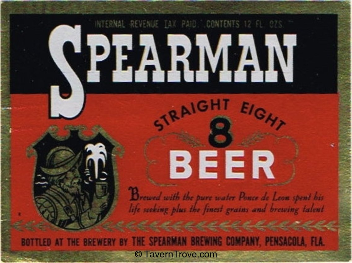 Spearman Straight Eight Beer 