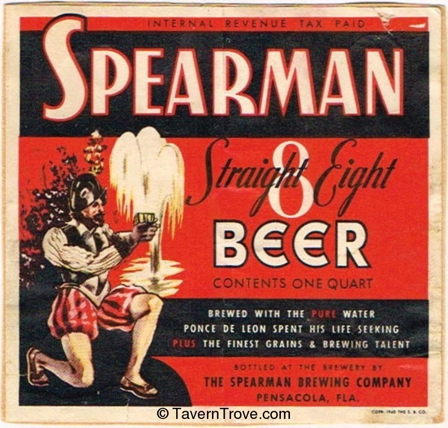 Spearman Straight Eight Beer 